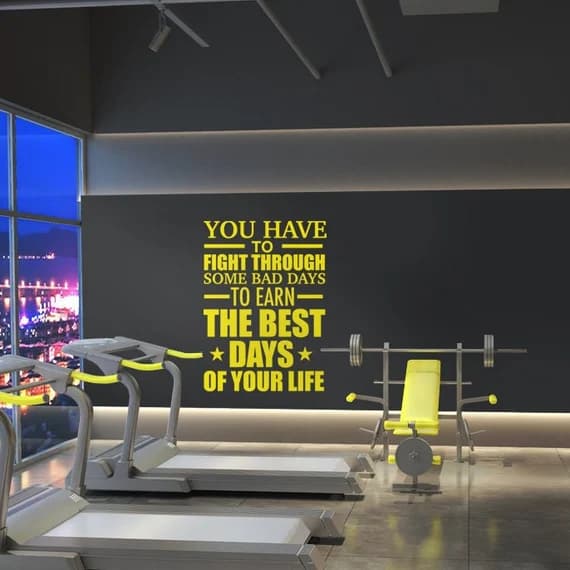 Body building club decorations - Decorations and interior design