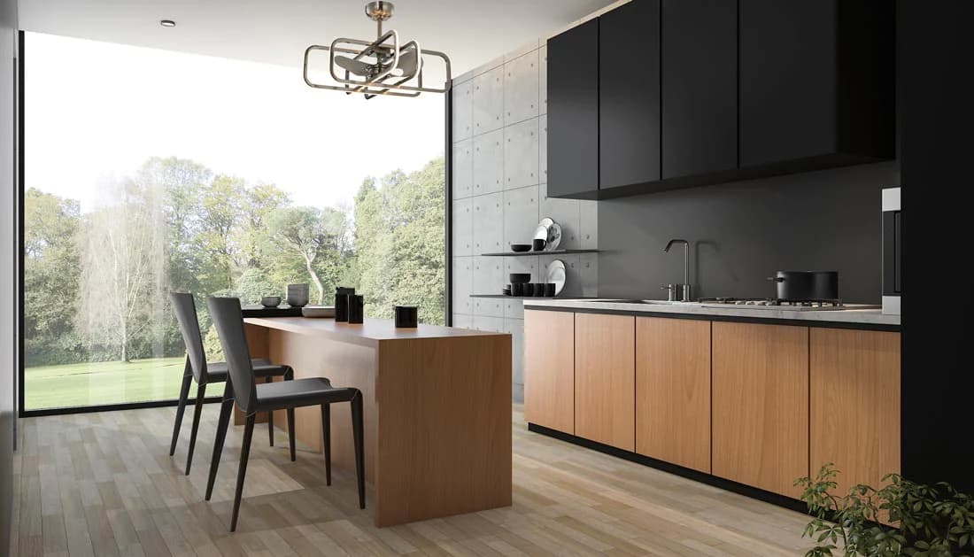 تصميمات مطابخ نيو كلاسيك الراقية الجمال والوظائف المتكاملة - ديكور مطابخ و تصميم مطبخ