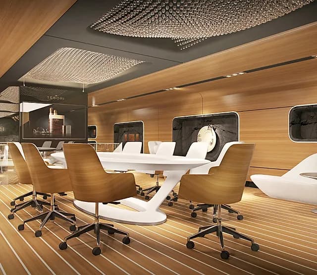 Luxurious office décor, elegance and luxury in the workplace - Office decorations and administrative offices