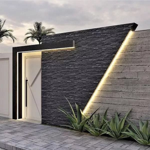 جماليات السور افكار مبتكرة لتصميم سور منزل يضفي جاذبية واناقة جماليات السور افكار مبتكرة لتصميم سور منزل يضفي جاذبية واناقة - ديكورات وتصميم داخلي