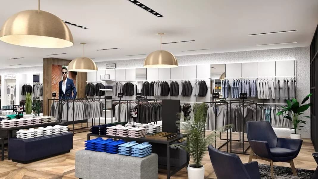 Clothing store decor Clothing store decor - Decor of salons, shops and stores