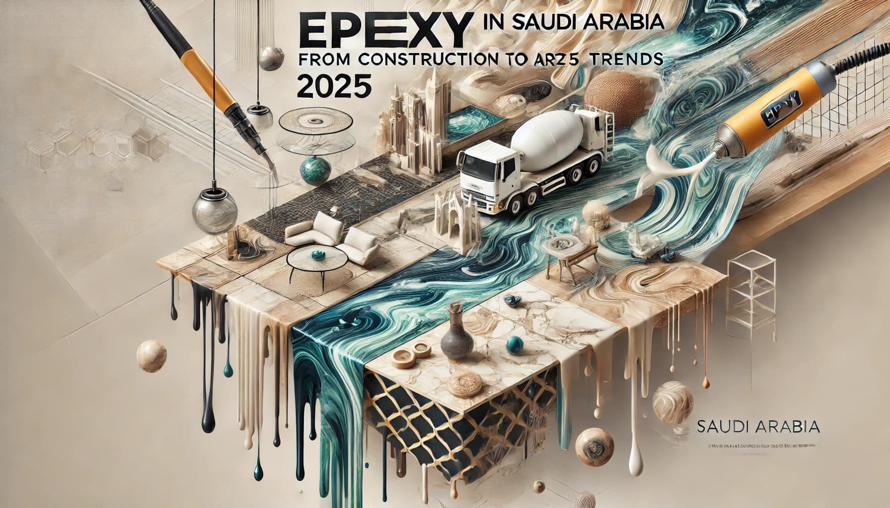 Suudi Arabistan'da Epoksi İnşaattan Sanata... 2025 İçin En Son Trendler ve Yenilikçi Kullanımlar Suudi Arabistan'da Epoksi İnşaattan Sanata... 2025 İçin En Son Trendler ve Yenilikçi Kullanımlar - Dekorasyonlar ve ic tasarim