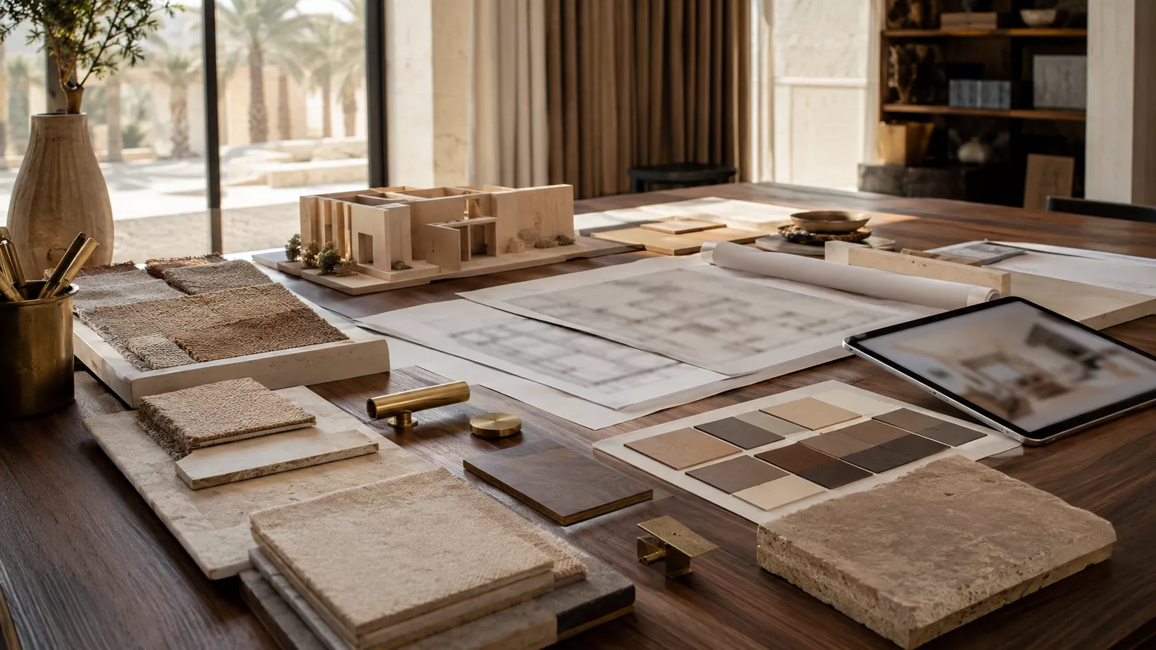 Integrated Interior Design System A comprehensive interior design company methodology from concept to execution in Jeddah