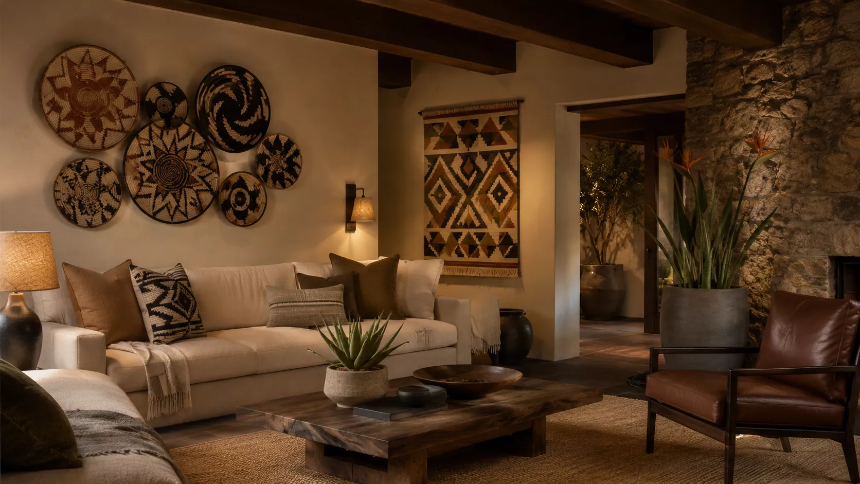 A visual comparison between Mexican and South African decorative materials