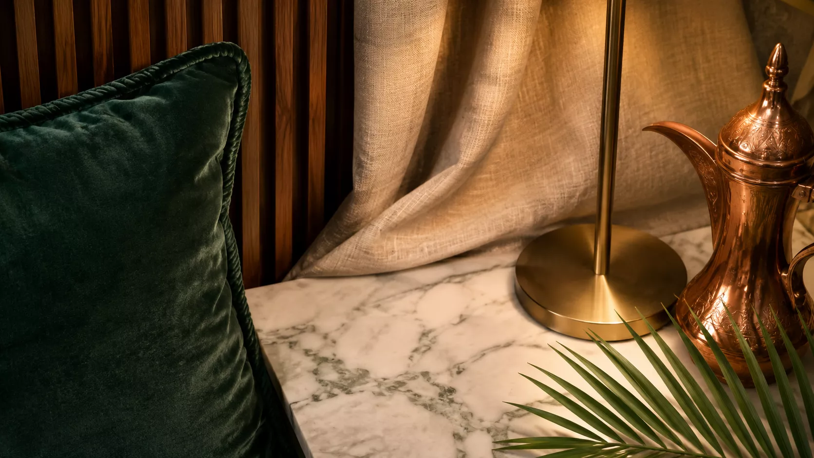 Luxurious living room decor materials for watching matches