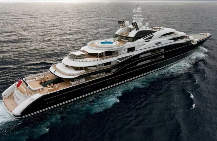 A glimpse of the decorations of Mohammed bin Salman's ship in Saudi Arabia