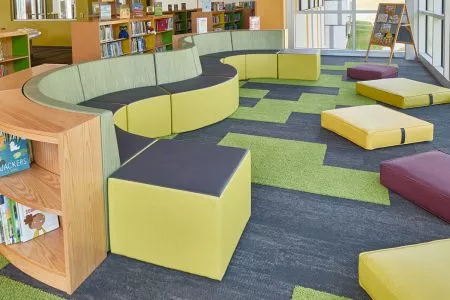 افضل التصاميم في ديكور مكتبة جامعة