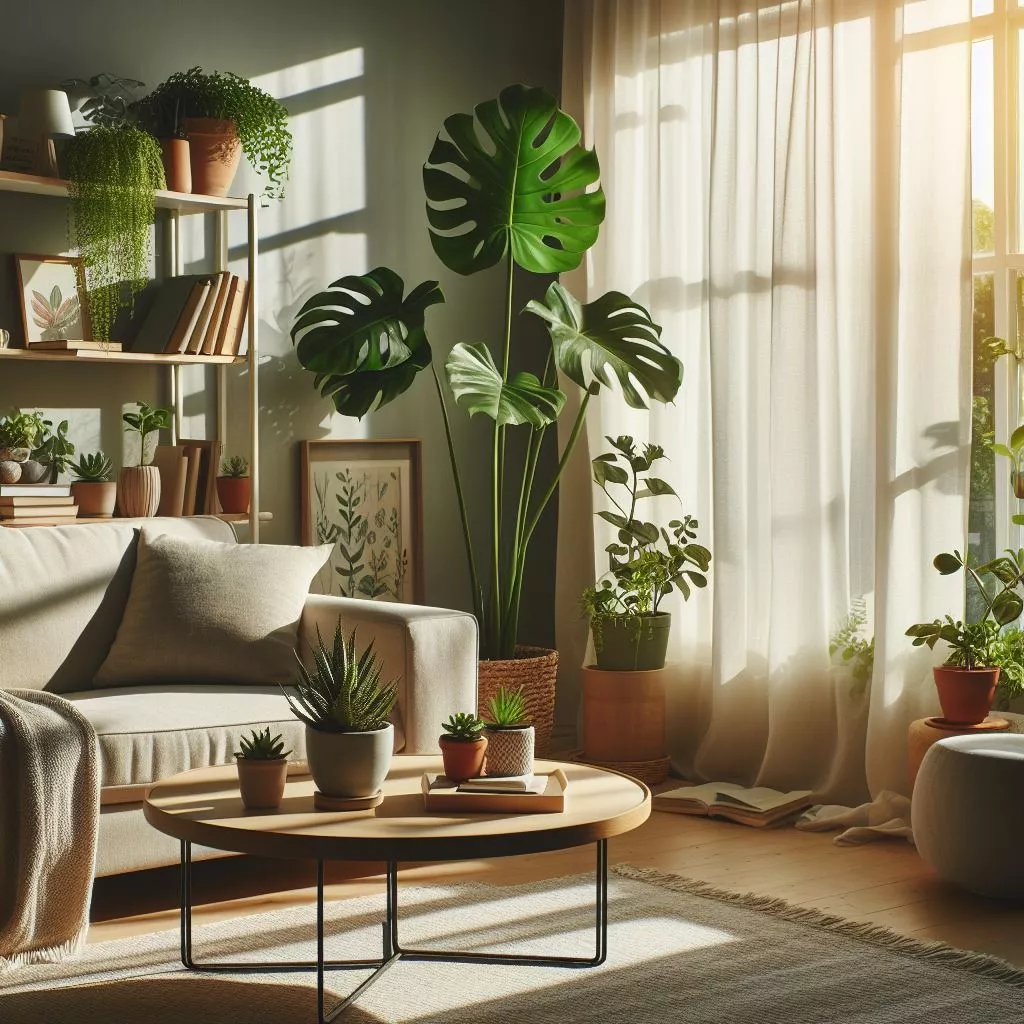 العنايه في ديكورات نباتات الزينه