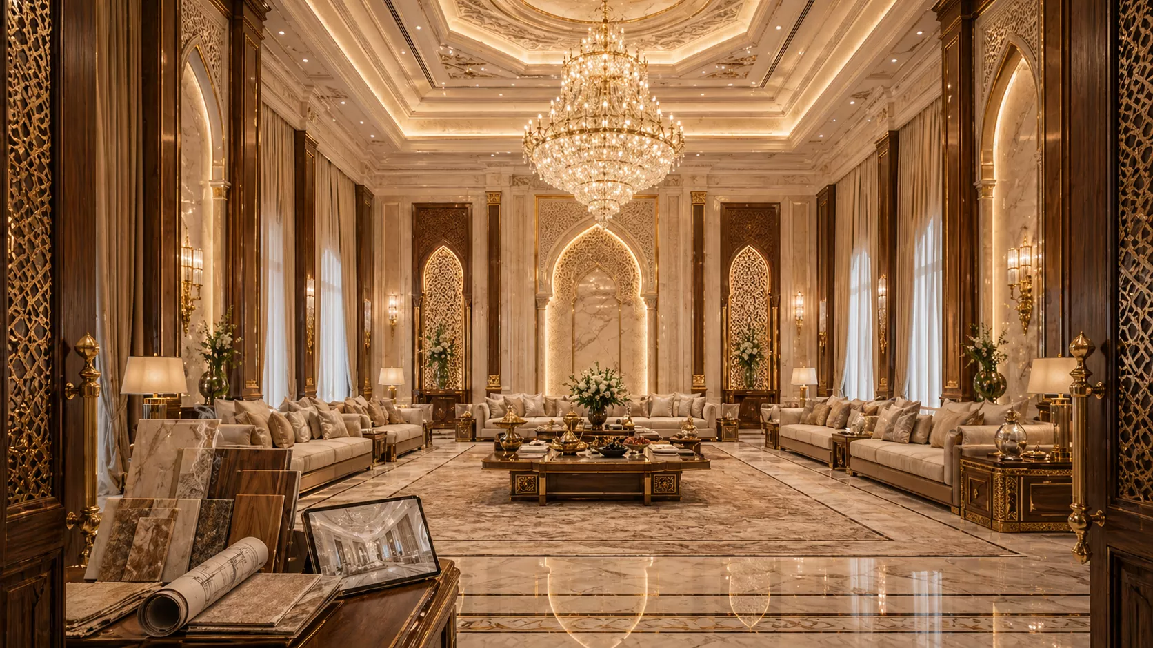 Lüks Suudi Meclis Tasarımı 2026: Stil ve Maliyet | SMD Decoration
