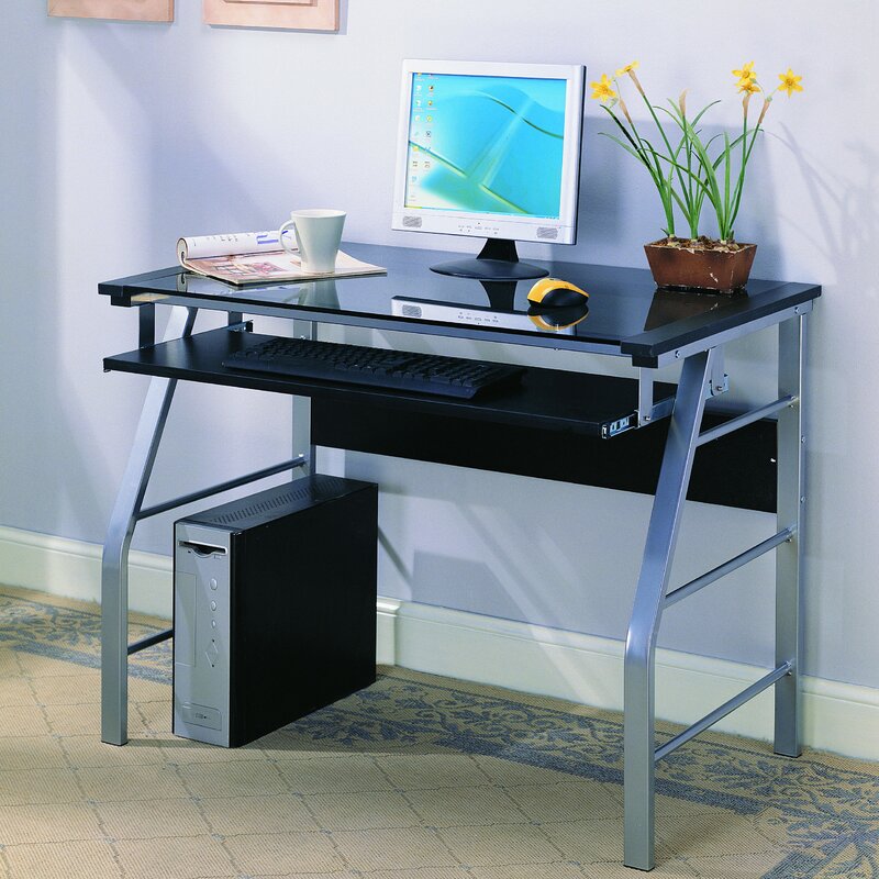 Moffitt glass deals writing desk